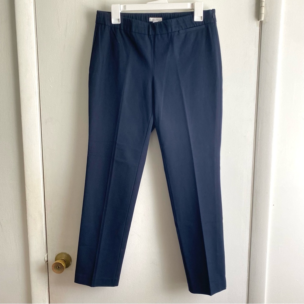 J.Jill Size 8 Navy Blue Precision Stretch Pants